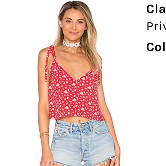 Privacy Please Clarkson cropped tank top - Picture 4 of 4